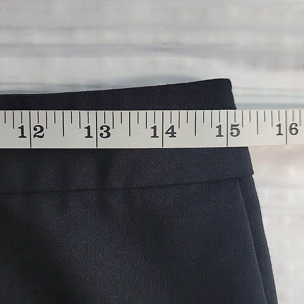 Emerson Rose Trousers Wide-leg Dress Pants - Black Womens Size 2 (Runs Big) - Picture 11 of 13